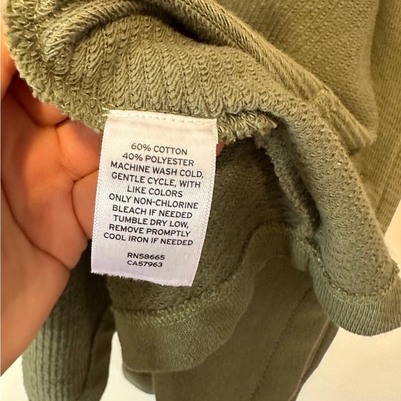 Caslon "NWT" Relaxed French Terry Blazer Green Sorrel Size XL - Picture 9 of 16